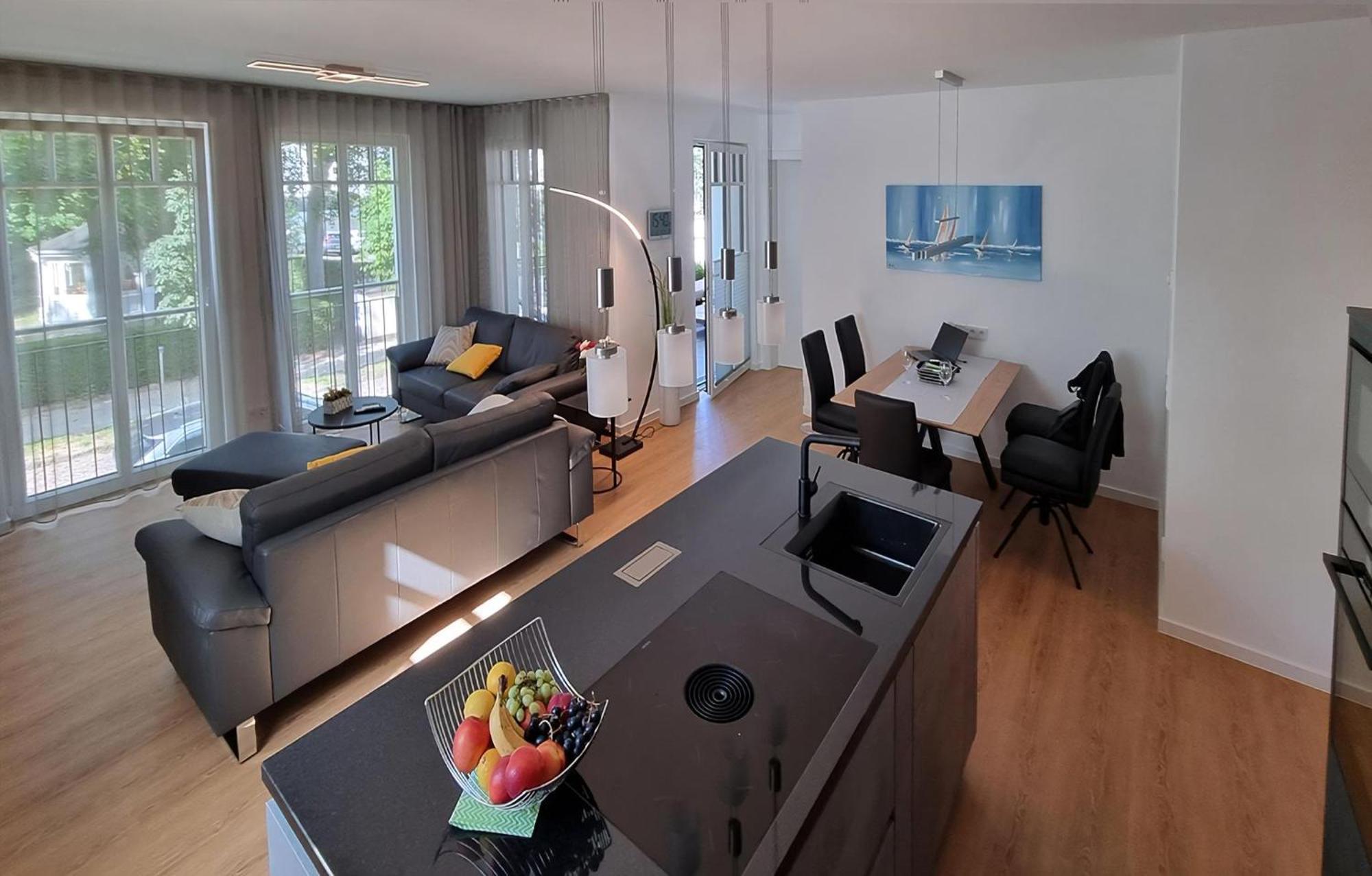 Strandblick In Apartment Ostseebad Binz
